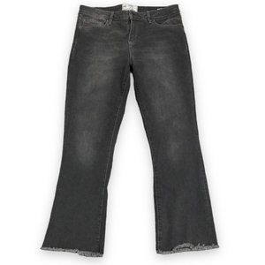 Free People Black Washed Boyfriend Jeans